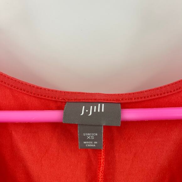 J.JILL Dress Extra Small Pima Cotton Maxi Stretch Basic Casual Minimal Classic - Picture 3 of 10